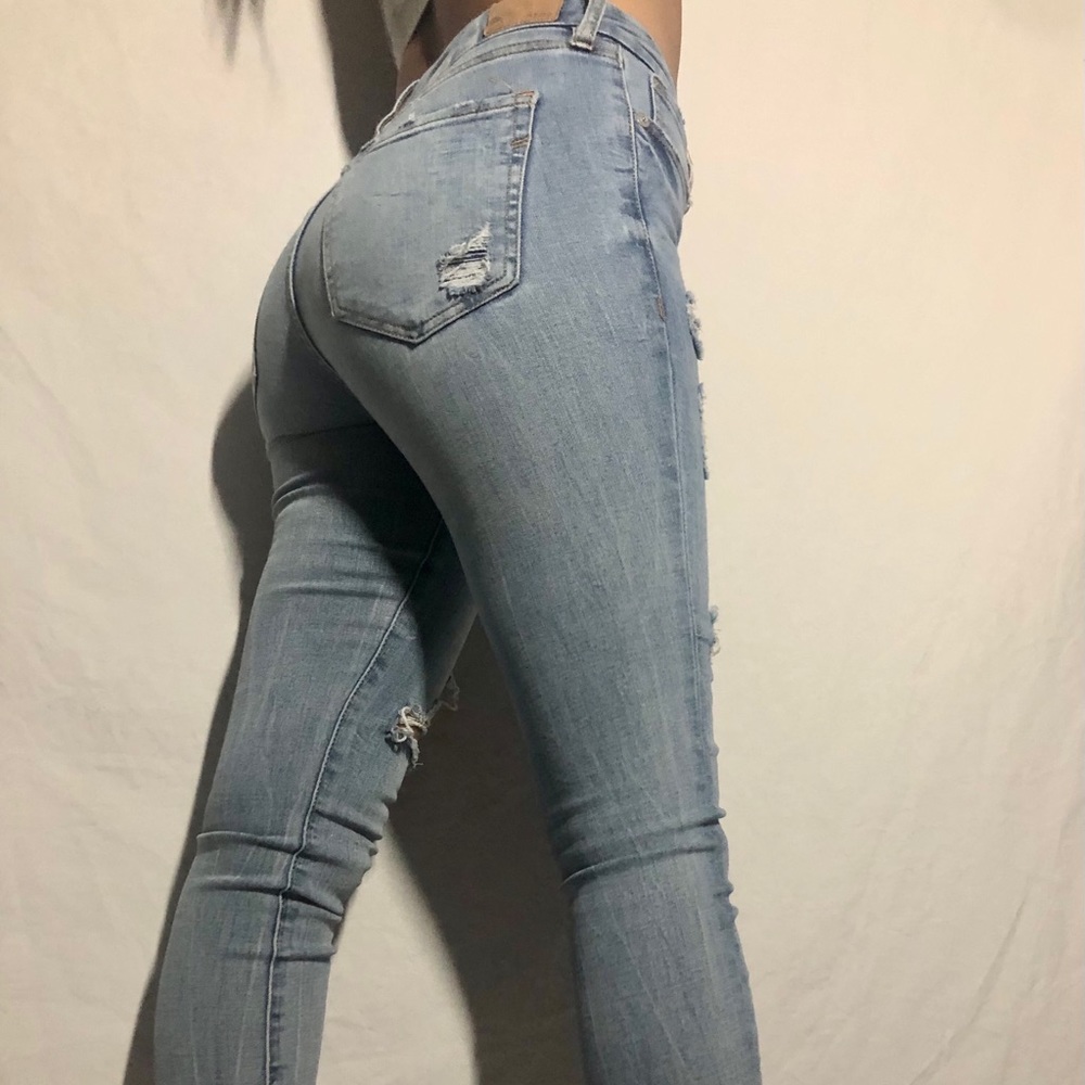 High rise jeans